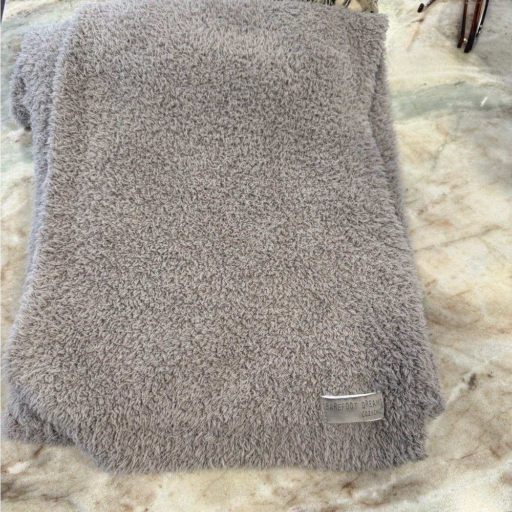 Barefoot Dreams CozyChic® Solid Scarf Pewter OS